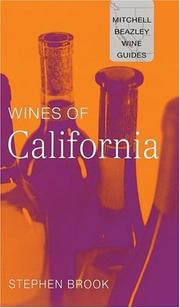 Cover of: Wines of California by Stephen Brook