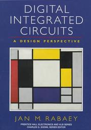 Cover of: Digital Integrated Circuits by Jan M. Rabaey, Jan M. Rabaey