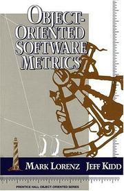 Object-oriented software metrics by Mark Lorenz