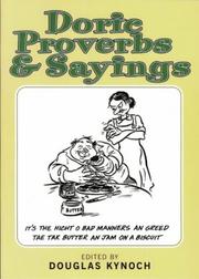 Cover of: Doric proverbs and sayings