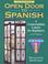 Cover of: Open door to Spanish