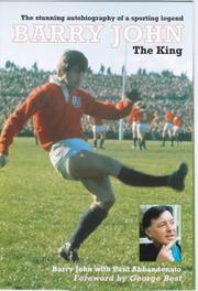 Cover of: Barry John: the King