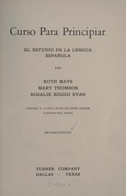Curso para principiar by Ruth Mays