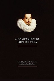 Cover of: A Companion to Lope De Vega by Alexander Samson