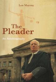 Cover of: The pleader by Len Murray