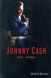 Cover of: Johnny Cash: The Songs