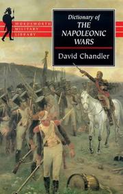 Cover of: Dictionary of the Napoleonic Wars