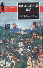 Cover of: The Agincourt War by Alfred Higgins Burne