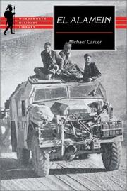 Cover of: El Alamein by Michael Carver