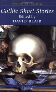 Cover of: Gothic Short Stories by David Blair