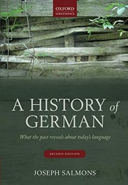 A History of German by Joseph Salmons