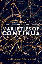 Cover of: Varieties of Continua by Geoffrey Hellman, Stewart Shapiro