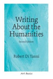 Cover of: Writing about the humanities by Robert DiYanni