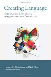 Cover of: Creating Language
