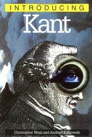 Cover of: Introducing Kant (Introducing...)