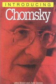 Cover of: Introducing Chomsky by John C. Maher, Judy Groves, Richard Appignanesi