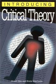 Cover of: Introducing Critical Theory (Introducing...(Totem))