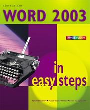 Cover of: Word 2003 in Easy Steps