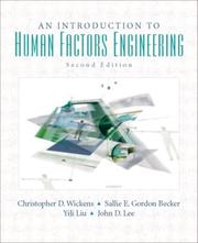 Cover of: An introduction to human factors engineering by Christopher D. Wickens