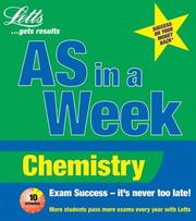 Cover of: Chemistry (Revise AS Level in a Week)