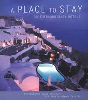 Cover of: A Place to Stay (A Place To...)