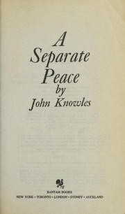 Cover of: A Separate Place by 
