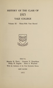 History of the class of 1915, Yale College