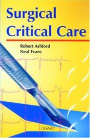 Cover of: Surgical Critical Care