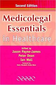 Cover of: Medicolegal essentials in healthcare