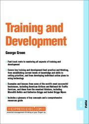 Cover of: Training & Development by George Green