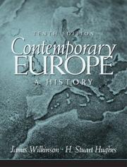 Cover of: Contemporary Europe: a history