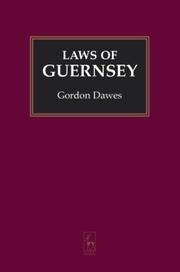 Cover of: Laws of Guernsey