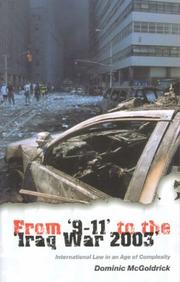 Cover of: From "9-11" to the "Iraq War 2003": international law in an age of complexity