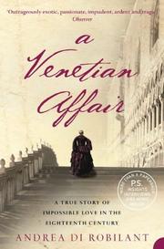 Cover of: A Venetian Affair by Andrea di Robilant