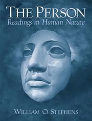 Cover of: The person: readings in human nature