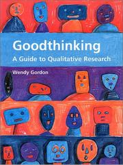Cover of: Good Thinking: A Guide to Qualitative Research