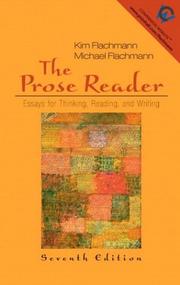 Cover of: The prose reader: essays for thinking, reading, and writing