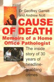 Cover of: Cause of Death