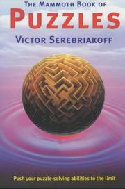Cover of: The Mammoth Book of Puzzles by Victor Serebriakoff