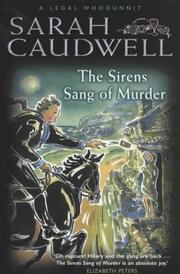 Cover of: The Sirens Sang of Murder (A Legal Whodunnit)