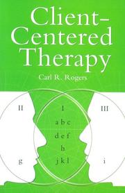 Cover of: Client-centered therapy