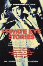 Cover of: The Mammoth Book of Private Eye Stories by Bill Pronzini, Martin H. Greenberg