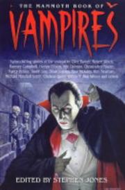 Cover of: The Mammoth Book of Vampires by Stephen Jones