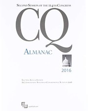 Cover of: CQ Almanac 2016: 114th Congress, 2nd Session