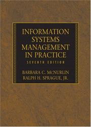 Cover of: Information Systems Management in Practice (7th Edition)