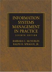 Front cover of Information Systems Management in Practice (7th Edition) by Barbara C. McNurlin