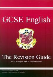 Cover of: GCSE English (Revision Guides)