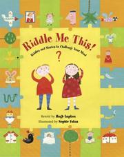 Cover of: Riddle me this! by Hugh Lupton