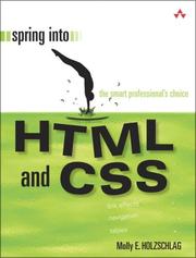 Cover of: Spring into HTML and CSS