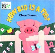 Cover of: How Big Is a Pig? by Clare Beaton, Stella Blackstone